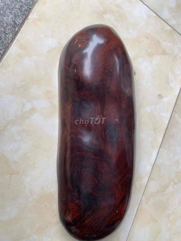 Gối gỗ tự nhiên màu nâu đỏ. Mua bán Giường, chăn ga gối nệm tại Huyện Hoài Đức Hà Nội được đăng bởi Ali hình 1
