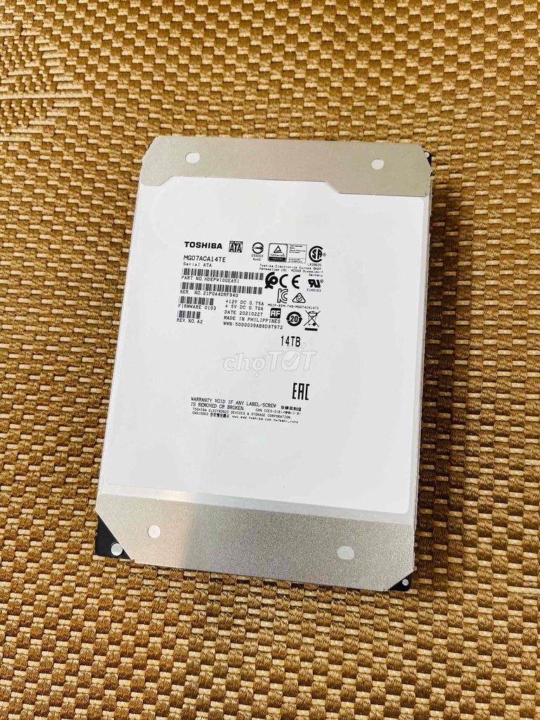 Ổ cứng Toshiba 14TB. Mua bán Linh kiện (RAM, Card...) tại Quận Ngô Quyền Hải Phòng được đăng bởi Mạnh Cường hình 1