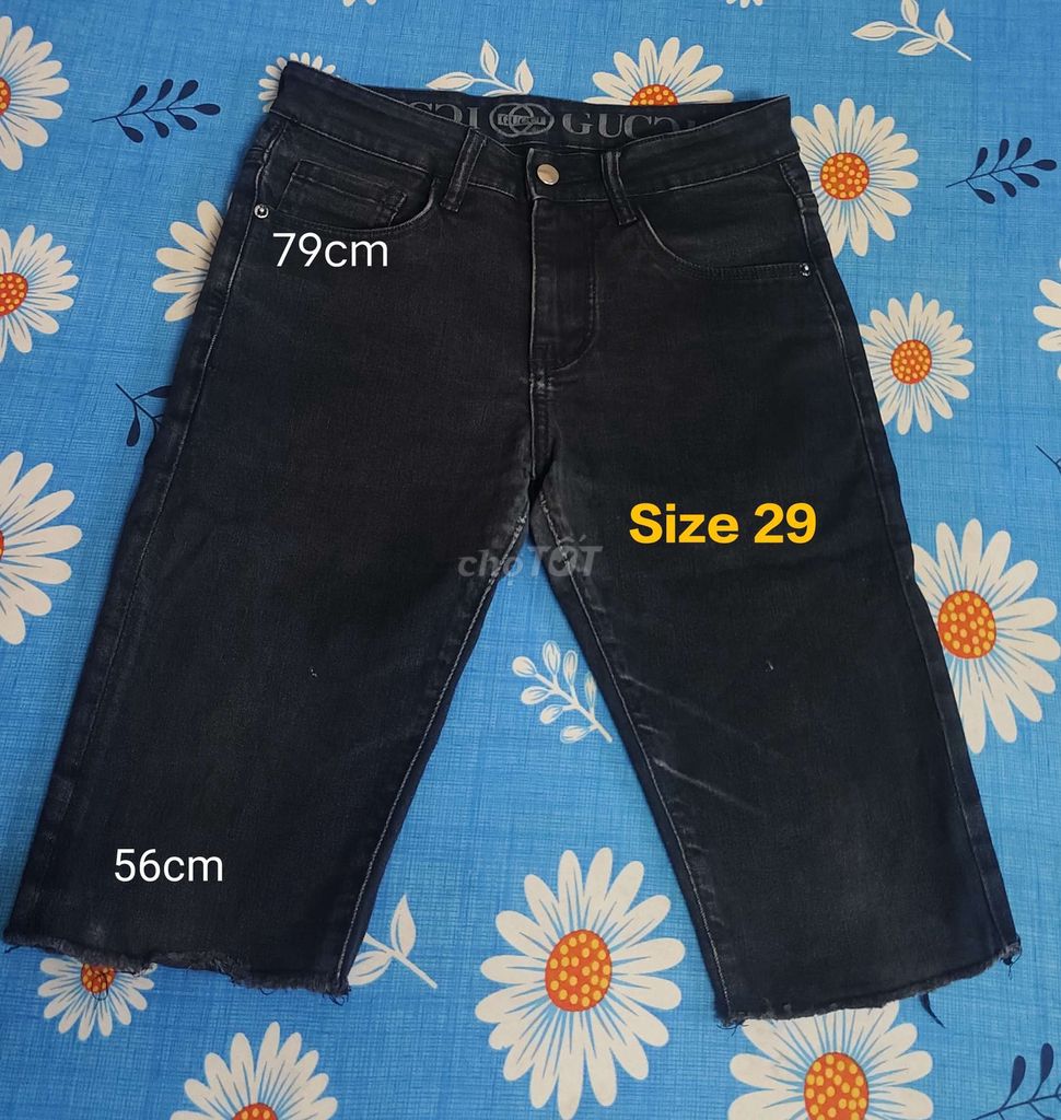 Quần short nam Jean Gucci size 29. Mua bán Quần áo tại Quận 8 Tp Hồ Chí Minh được đăng bởi Tùng Nguyên  hình 1