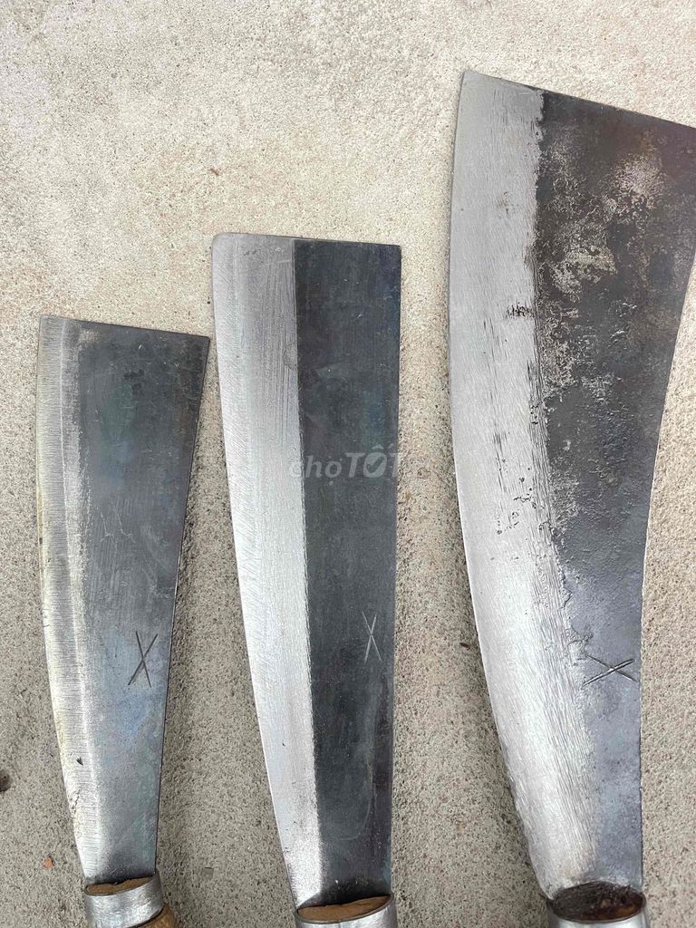 Bộ 3 dao nhà bếp Lò rèn Hòa Hảo. Mua bán Dụng cụ nhà bếp tại Huyện An Phú An Giang được đăng bởi Truong Thi Phuong Minh hình 1