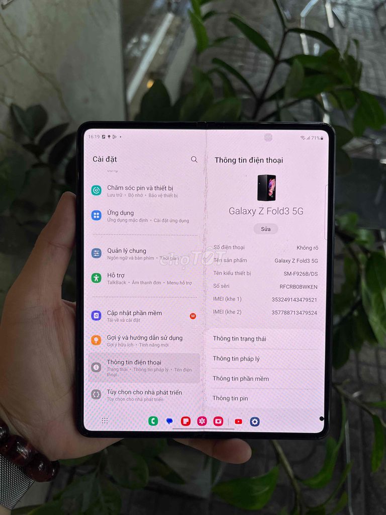 Samsung Z Fold 3 5G 12/256GB Ssvn. Mua bán Điện thoại tại Quận 8 Tp Hồ Chí Minh được đăng bởi Mua Bán Công Nghệ hình 1
