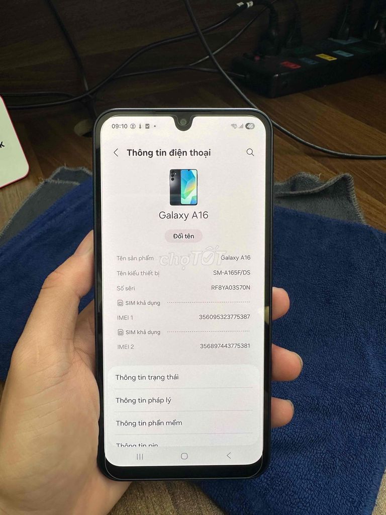 Samsung Galaxy A16 128GB Đen. Mua bán Điện thoại tại Quận 12 Tp Hồ Chí Minh được đăng bởi Minh Quy hình 1