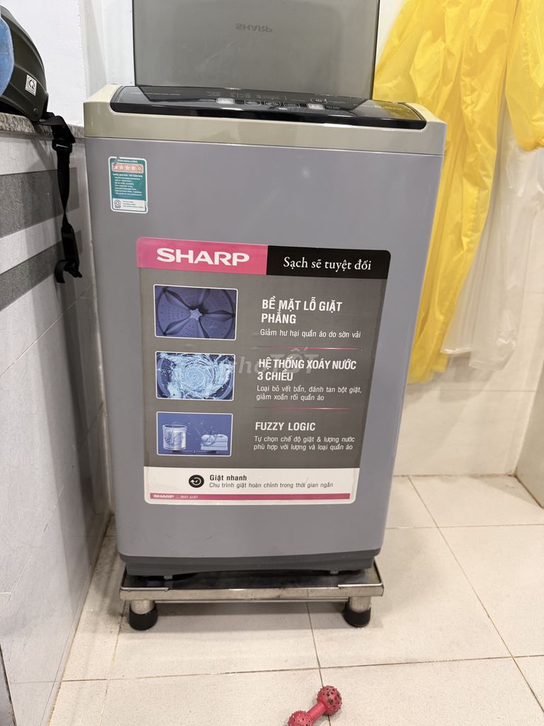 Máy giặt Sharp ES-Y85HV-S 8.5kg 90% mới. Mua bán Máy giặt tại Quận 4 Tp Hồ Chí Minh được đăng bởi Nyx hình 1