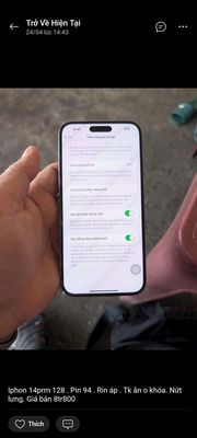 Xác 14prm zin app dính icloud khoá chủ sỡ hữu. Mua bán Điện thoại tại Thành phố Biên Hòa Đồng Nai được đăng bởi thien le