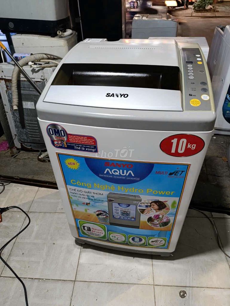 Thanh lý máy giặt Sanyo 10kh y hình