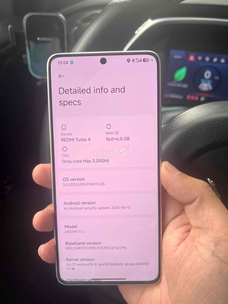 Xiaomi Redmi Turbo 4 16GB 6GB Bạc. Mua bán Điện thoại tại Quận Long Biên Hà Nội được đăng bởi Hoàng Văn Đức hình 1