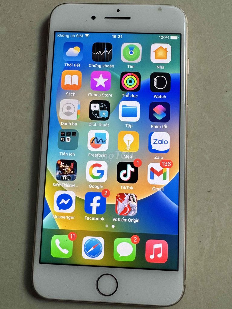 Apple iPhone 8 Plus 64GB Vàng hồng. Mua bán Điện thoại tại Huyện Châu Thành Tây Ninh được đăng bởi canh hình 1