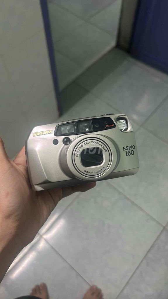 Máy ảnh Pentax Espio 160 Bạc. Mua bán Máy ảnh, Máy quay tại Thị xã An Nhơn Bình Định được đăng bởi Trần Huy hình 1