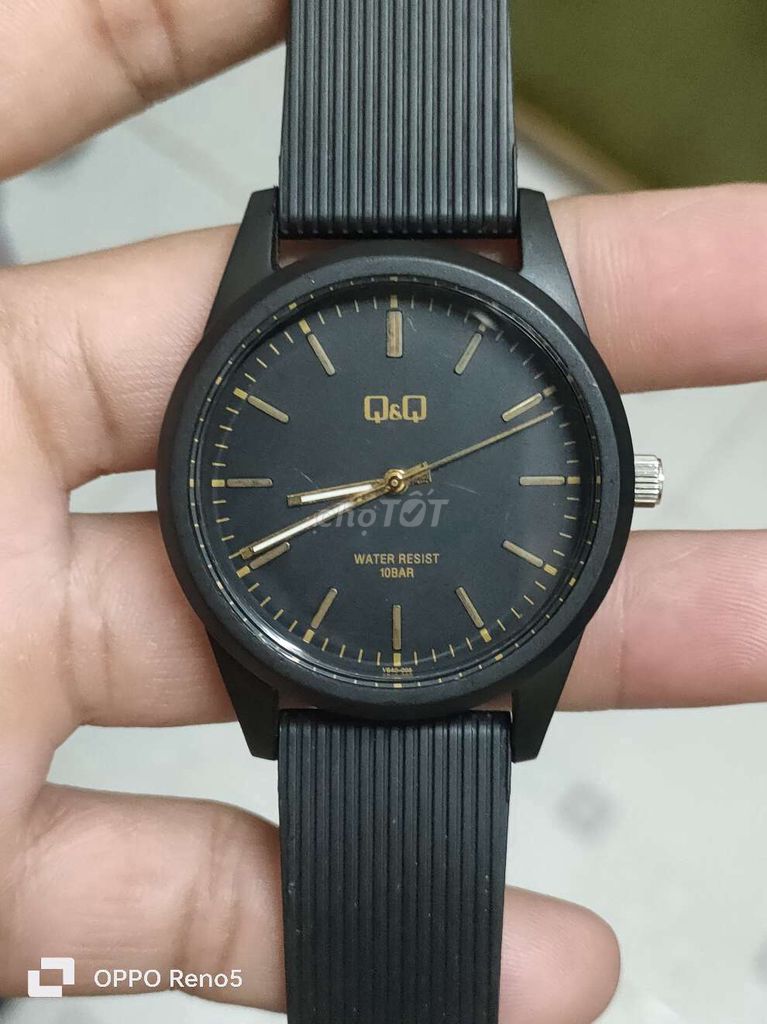 Đồng hồ Q&Q Cao su Đen 40mm 10 BAR. Mua bán Đồng hồ tại Quận Bình Thạnh Tp Hồ Chí Minh được đăng bởi Đại Nguyễn 113 hình 1