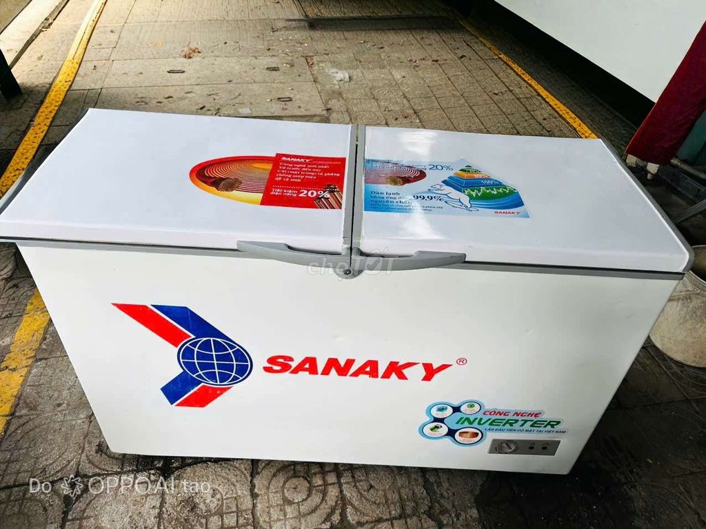 Tủ đông toàn phần Sanaky 305 lít Trắng. Mua bán Tủ lạnh tại Quận Thanh Khê Đà Nẵng được đăng bởi Vân hình 1