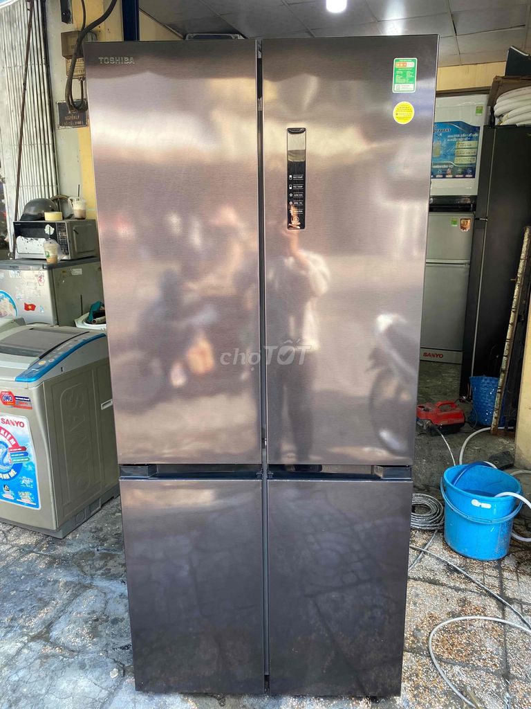 mẫu tủ lạnh Side By Side Toshiba 511l mới 90%. Mua bán Tủ lạnh tại Quận Tân Phú Tp Hồ Chí Minh được đăng bởi Điện Lạnh Thanh Sang hình 2