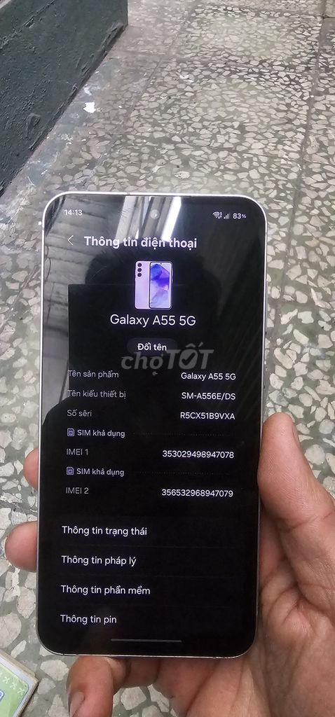 Samsung Galaxy A55 5G 12GB 256GB. Mua bán Điện thoại tại Huyện Bình Chánh Tp Hồ Chí Minh được đăng bởi CNDien hình 1