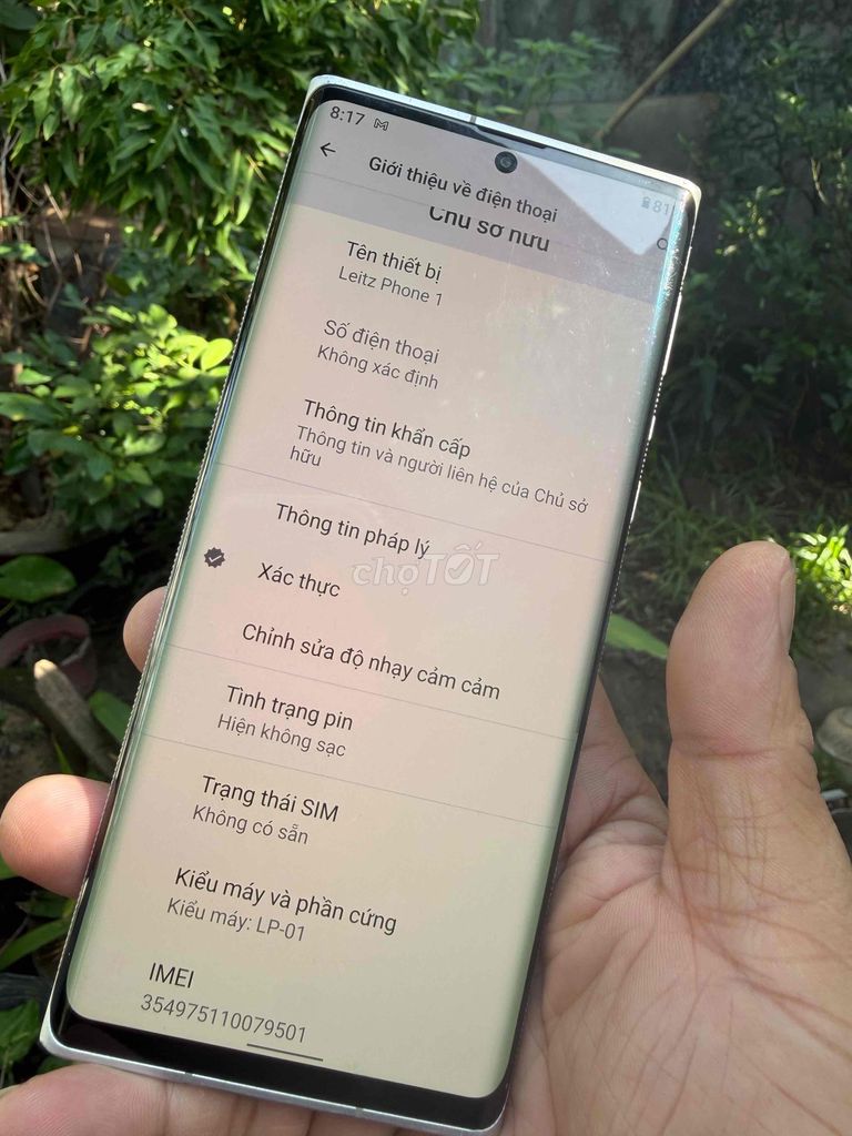 Leitz Phone 1, 12/256GB. Mua bán Điện thoại tại Quận Cẩm Lệ Đà Nẵng được đăng bởi Mylinh hình 1