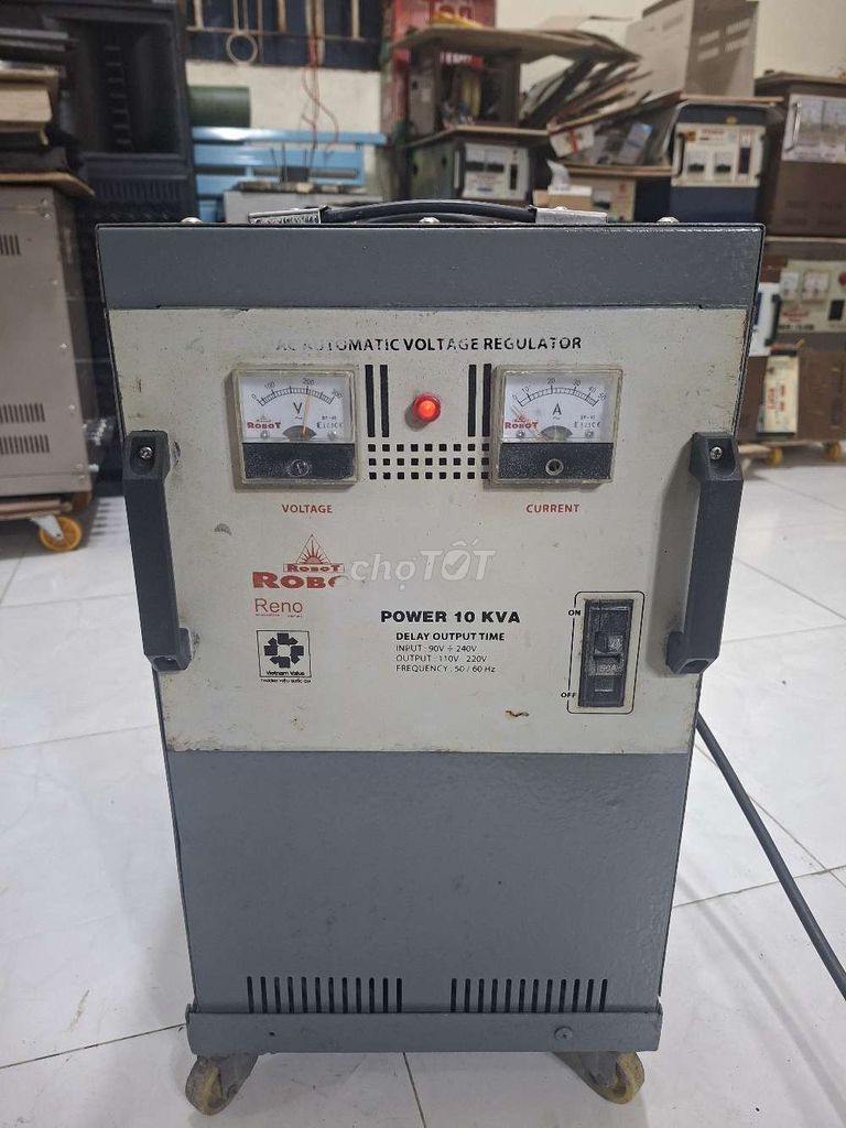 Ổn áp Robot Reno 10 KVA Xám. Mua bán Đồ chuyên dụng, Giống nuôi trồng tại Huyện Bến Lức Long An được đăng bởi Tình Tuân Group hình 1