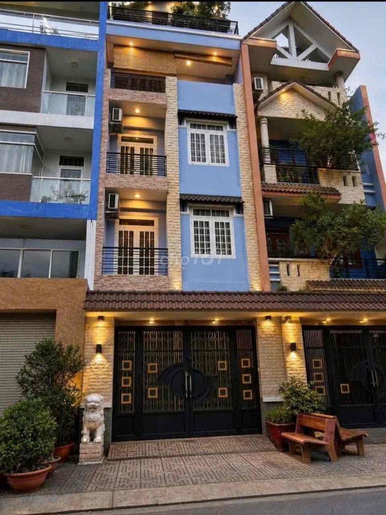 Cho thuê nhà mặt tiền đông đúc khu Tên Lửa 5x20-4tầng có nội thất 26tr