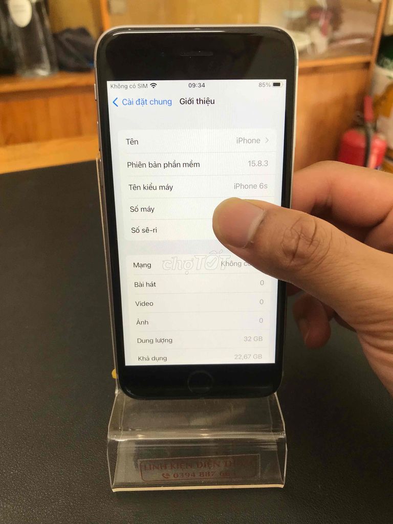 iPhone 6s 32GB Xám Lock. Mua bán Điện thoại tại Quận Đống Đa Hà Nội được đăng bởi Shop điện thoại ISV hình 1