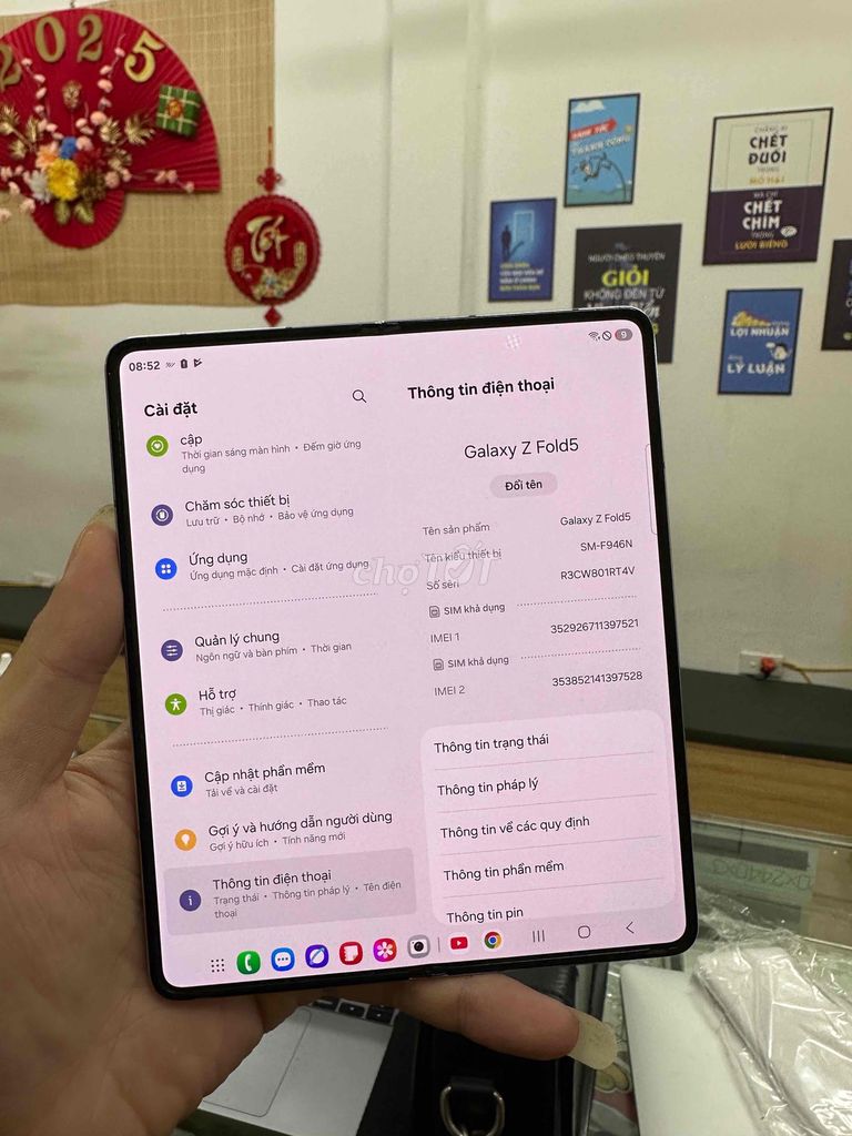 Samsung Galaxy Z Fold5 Xanh Dương 512GB. Mua bán Điện thoại tại Quận Đống Đa Hà Nội được đăng bởi Hanoimobile MTC hình 3
