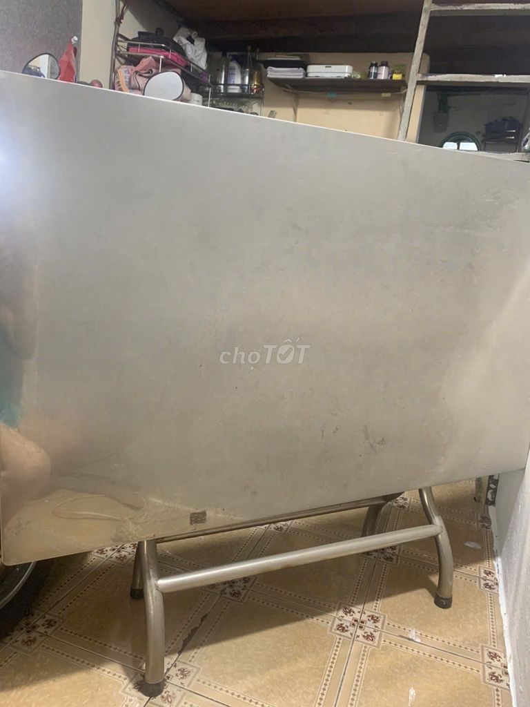 Bàn ăn Inox Bạc 1m2 Gia đình nhỏ. Mua bán Bàn ghế tại Quận Bình Thạnh Tp Hồ Chí Minh được đăng bởi Hitori Lâm hình 1