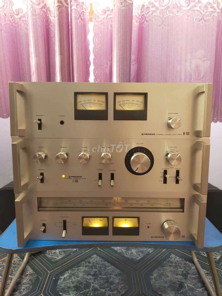 Bộ khuếch đại Pioneer C-1500, M-1500 Bạc. Mua bán Tivi, Âm thanh tại Quận 6 Tp Hồ Chí Minh được đăng bởi Trí Huỳnh  hình 1
