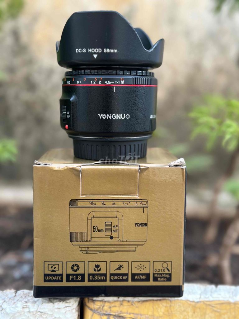Ống kính Yongnuo YN 50mm II F1.8 Đen. Mua bán Máy ảnh, Máy quay tại Thành phố Thủ Đức Tp Hồ Chí Minh được đăng bởi Camera Hưng Thịnh Phát hình 1