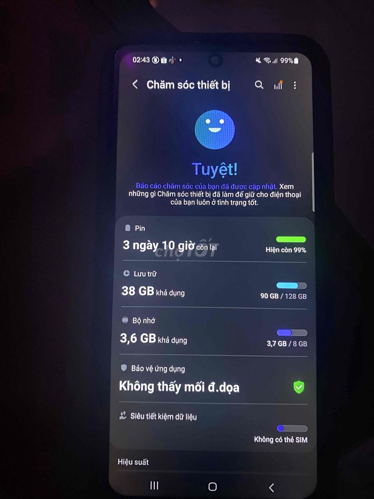 Samsung Galaxy A71 128GB Đã thay màn. Mua bán Điện thoại tại Thành phố Rạch Giá Kiên Giang được đăng bởi Trần Hoá hình 1