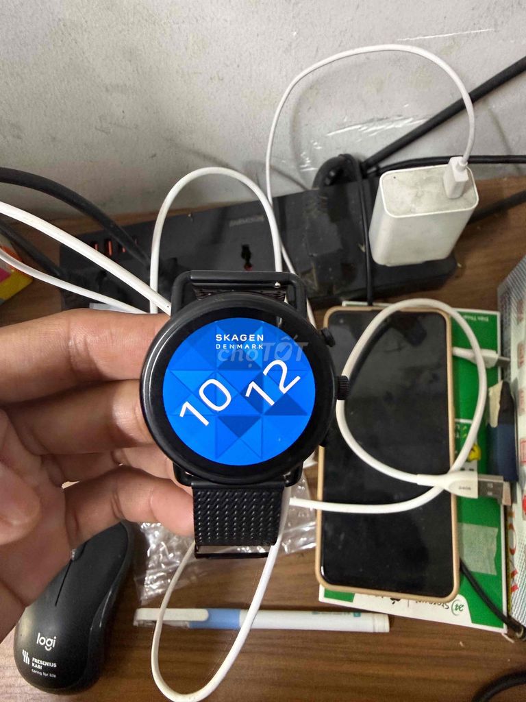 Skagen Đồng hồ thông minh Đen. Mua bán Thiết bị đeo thông minh tại Thành phố Dĩ An Bình Dương được đăng bởi Tùng Vivo hình 1
