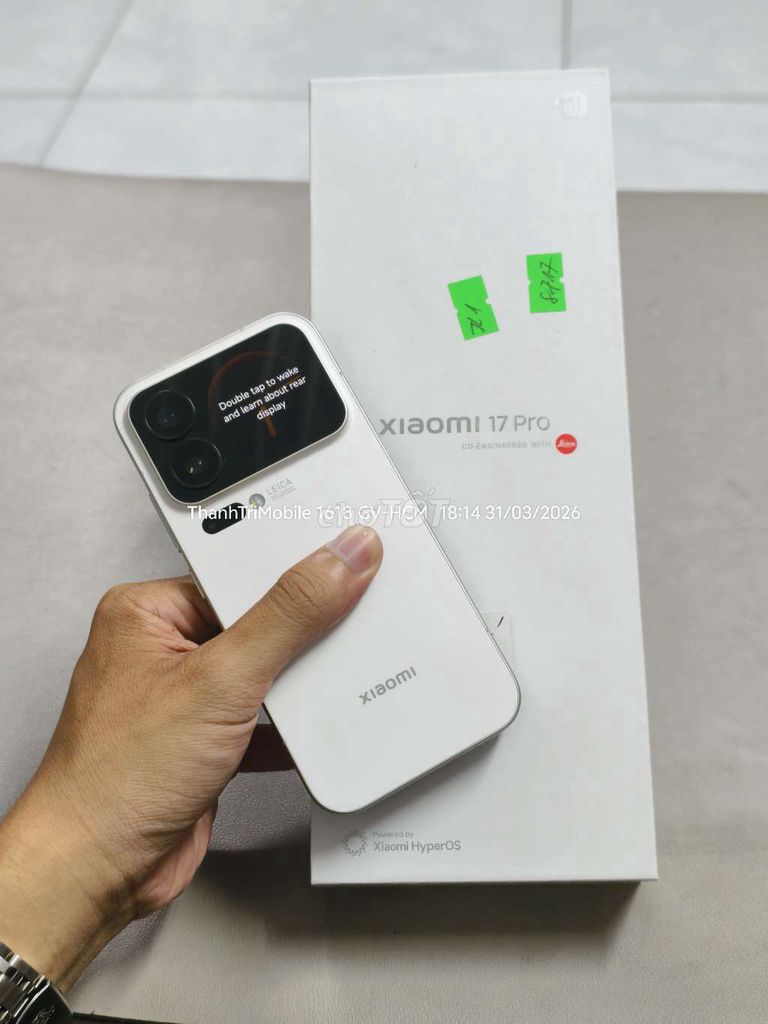 Xiaomi 17 Pro Trắng 16/512 fullbox nội địa. Mua bán Điện thoại tại Quận Gò Vấp Tp Hồ Chí Minh được đăng bởi Thanh Tri hình 1