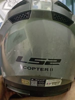 Mũ bảo hiểm LS2 Copter II 3/4 Xám XXL 2 kính
