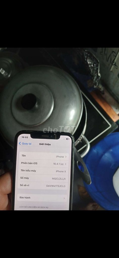 iPhone X 64GB Đen. Mua bán Điện thoại tại Quận 12 Tp Hồ Chí Minh được đăng bởi Thu Hiền  hình 1