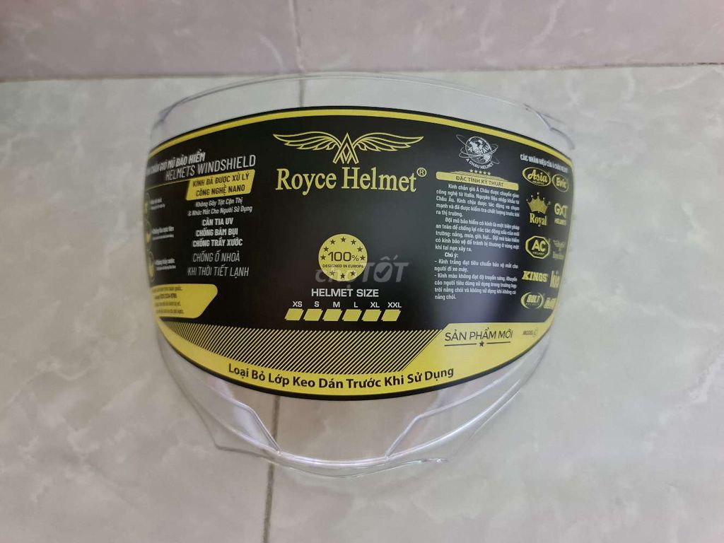 Kính chắn gió Royal M268 Trong suốt. Mua bán Phụ kiện thời trang khác tại Quận Bình Tân Tp Hồ Chí Minh được đăng bởi Đức Minh hình 1
