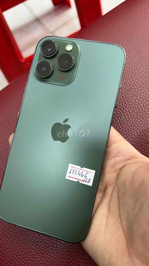 13 Promax Green 128gb Quốc tế VN/A pin 88%