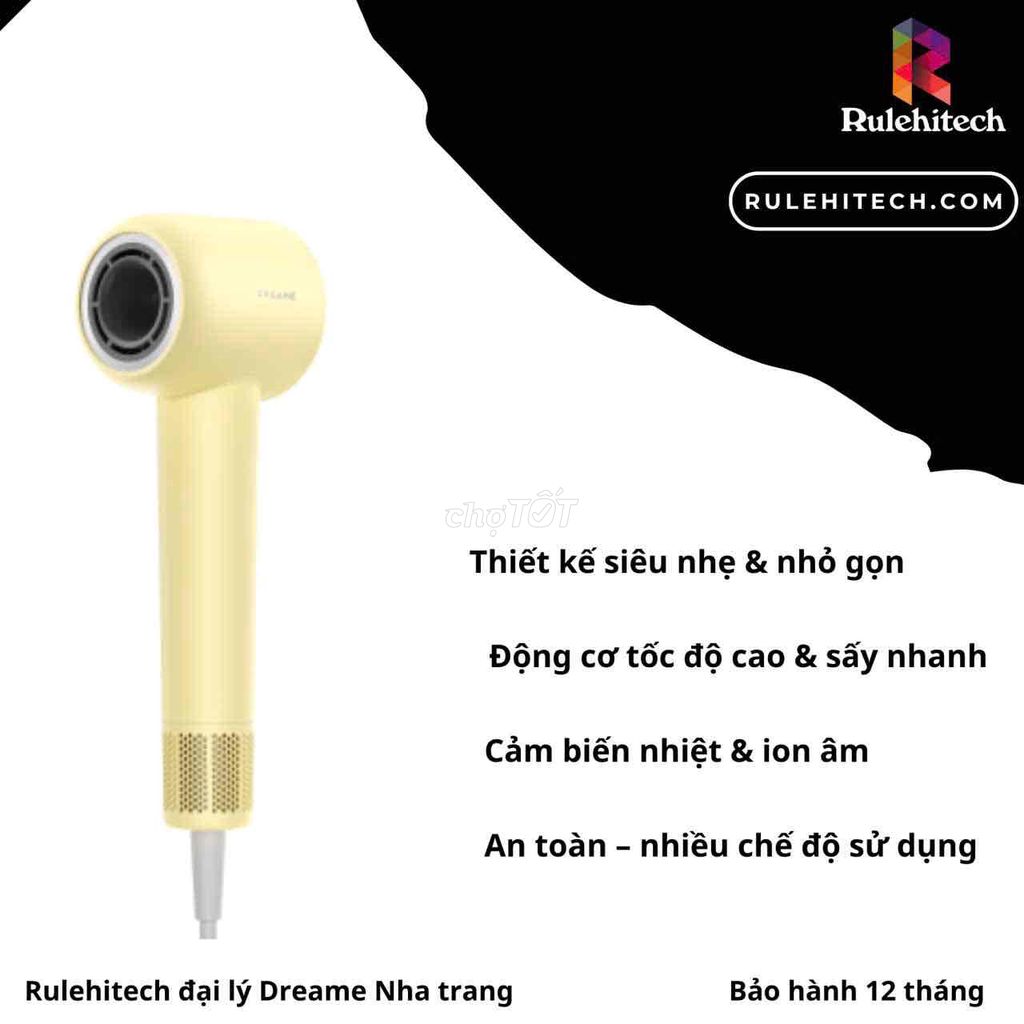 Máy sấy tóc Dreame nguyên seal 100% ( có fix ). Mua bán Nội thất, đồ gia dụng khác tại Quận 10 Tp Hồ Chí Minh được đăng bởi Pass đồ new hình 1