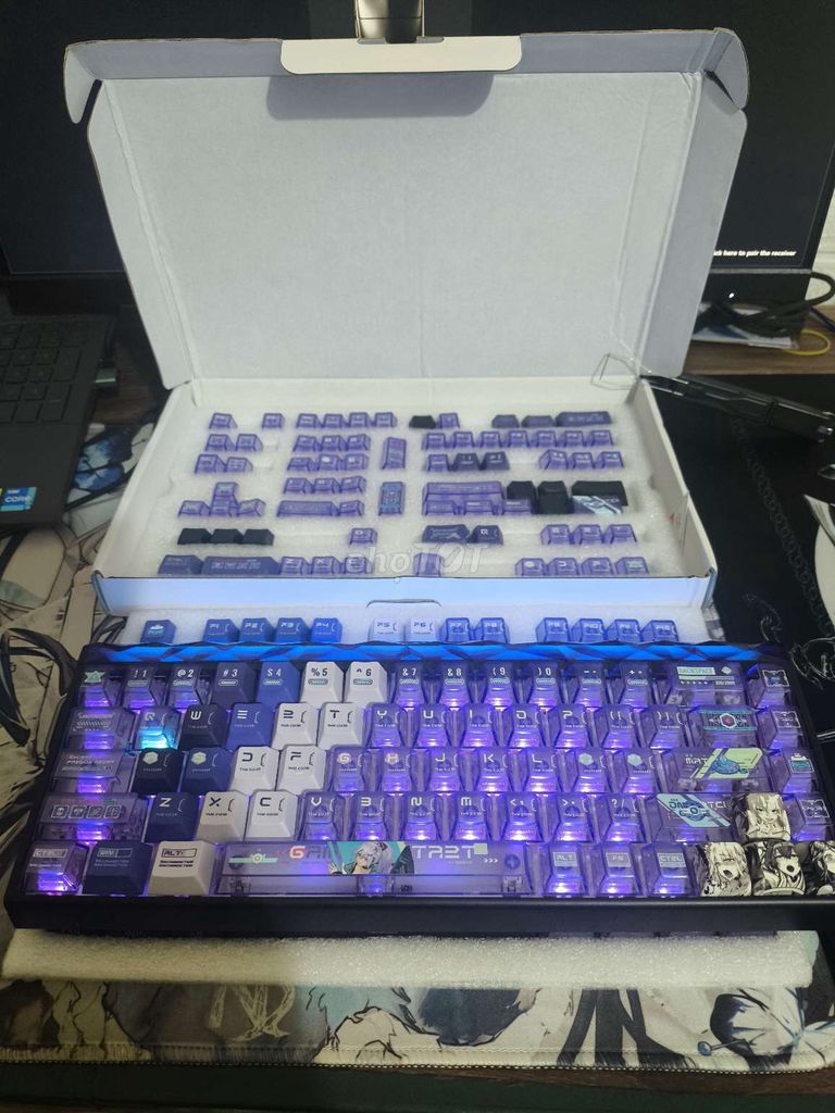 Bàn phím cơ AULA Hero 68 Air + set keycap. Mua bán Phụ kiện (Màn hình, Chuột...) tại Thành phố Thái Nguyên Thái Nguyên được đăng bởi Tiến Dũng  hình 1