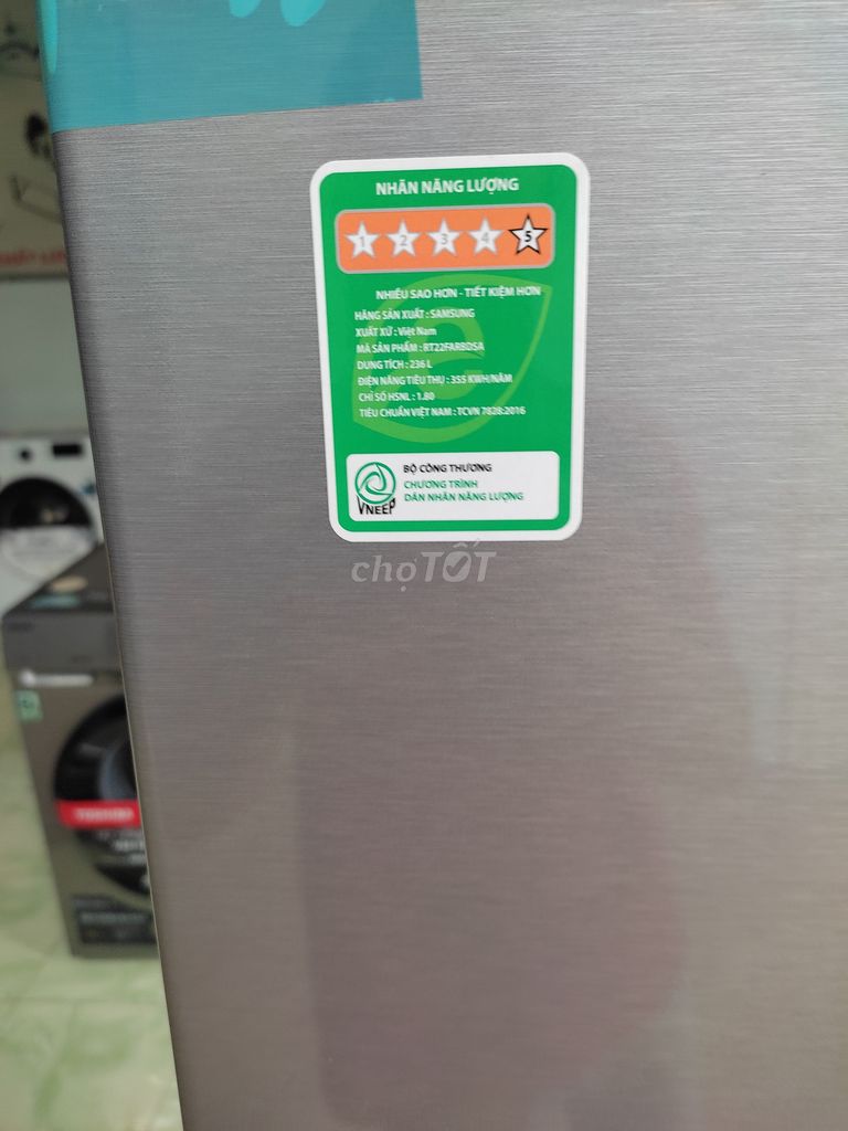 Cần bán tủ lạnh Samsung inverter 236 lít
