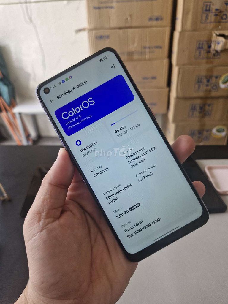 OPPO A95 128GB Tím 8GB Like New. Mua bán Điện thoại tại Quận Ninh Kiều Cần Thơ được đăng bởi Điện Thoại Tốt hình 1
