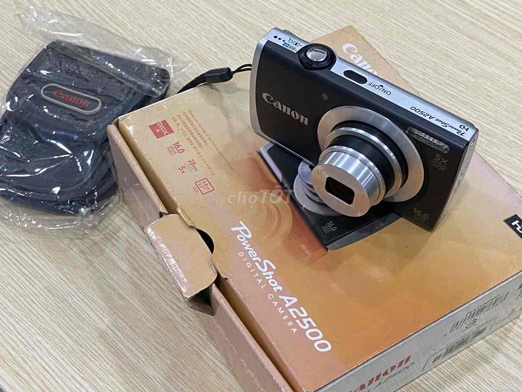 Máy ảnh Canon PowerShot A2500 Đen Fullbox. Mua bán Máy ảnh, Máy quay tại Quận 5 Tp Hồ Chí Minh được đăng bởi Phan Thế Phong  hình 1