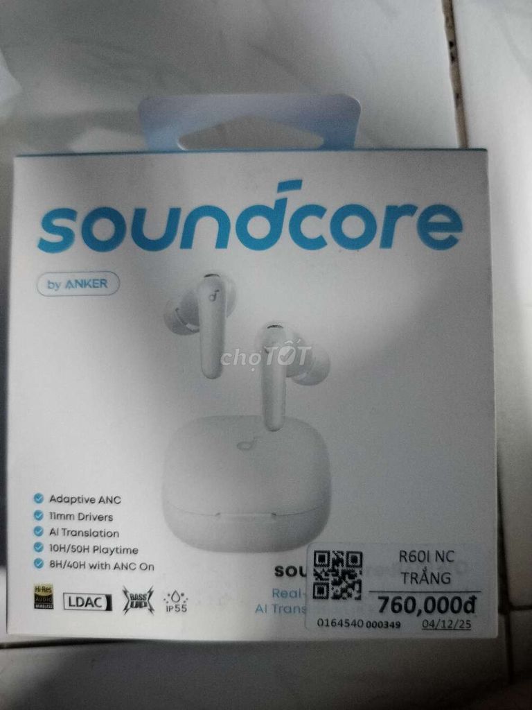 Tai nghe Soundcore R601 NC Trắng. Mua bán Tivi, Âm thanh tại Quận 8 Tp Hồ Chí Minh được đăng bởi Cuoc Song Ma hình 1