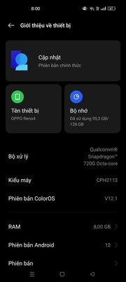 Oppo Reno4 128GB Snapdragon 720G