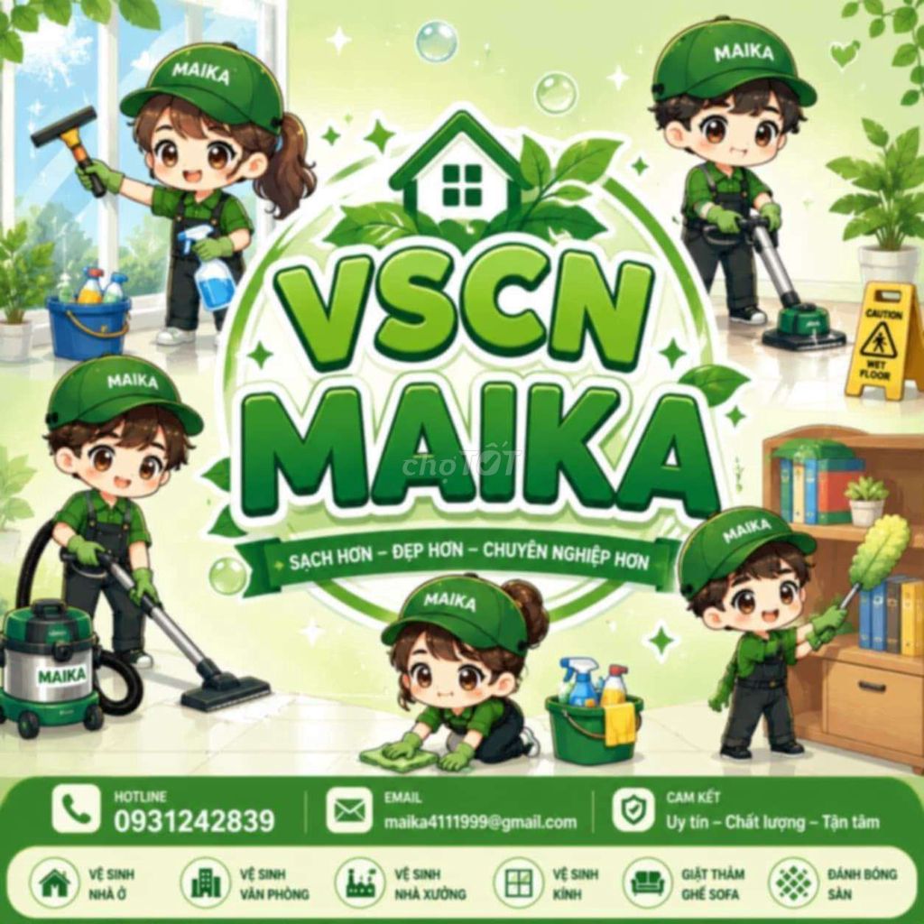 Dịch vụ vệ sinh MAIKA TP.HCM. Dịch vụ dọn dẹp nhà tại Quận Tân Phú Tp Hồ Chí Minh được đăng bởi Vệ Sinh Sạch Maika Tp Hcm hình 1