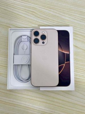 iPhone 16 Pro 128GB Gold FULLBOX NEW APPLE 12/2025