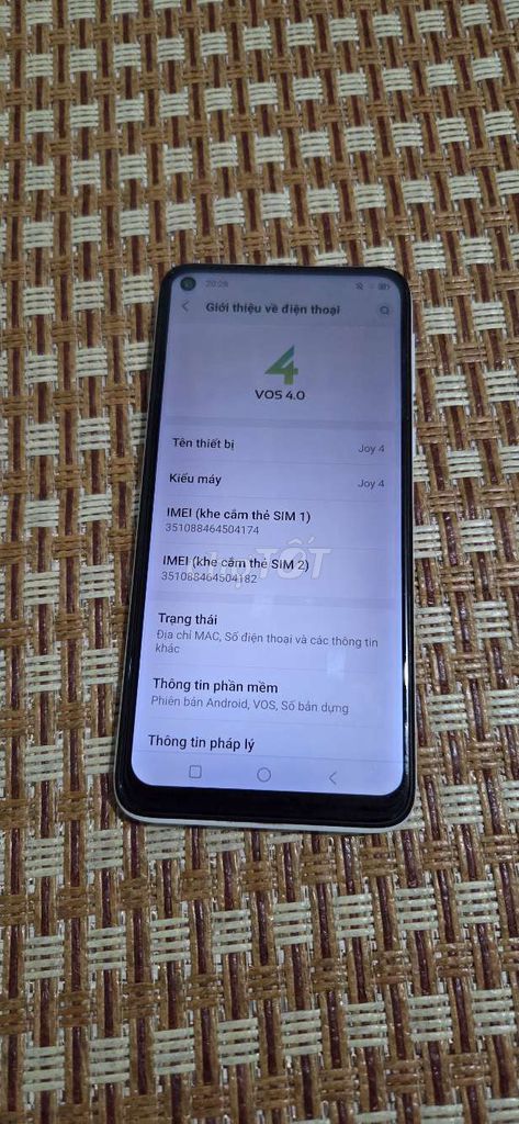 Vsmart Joy 4 Trắng 4_64gb. Mua bán Điện thoại tại Huyện Đồng Hỷ Thái Nguyên được đăng bởi Hoàng hình 1