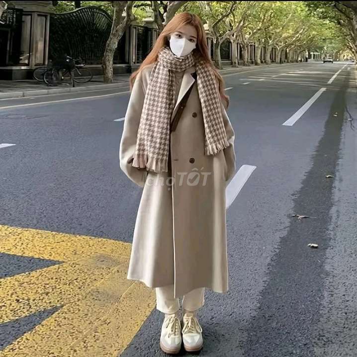 Áo khoác len nữ dáng dài. Mua bán Quần áo tại Quận Ngũ Hành Sơn Đà Nẵng được đăng bởi Na Lê hình 1