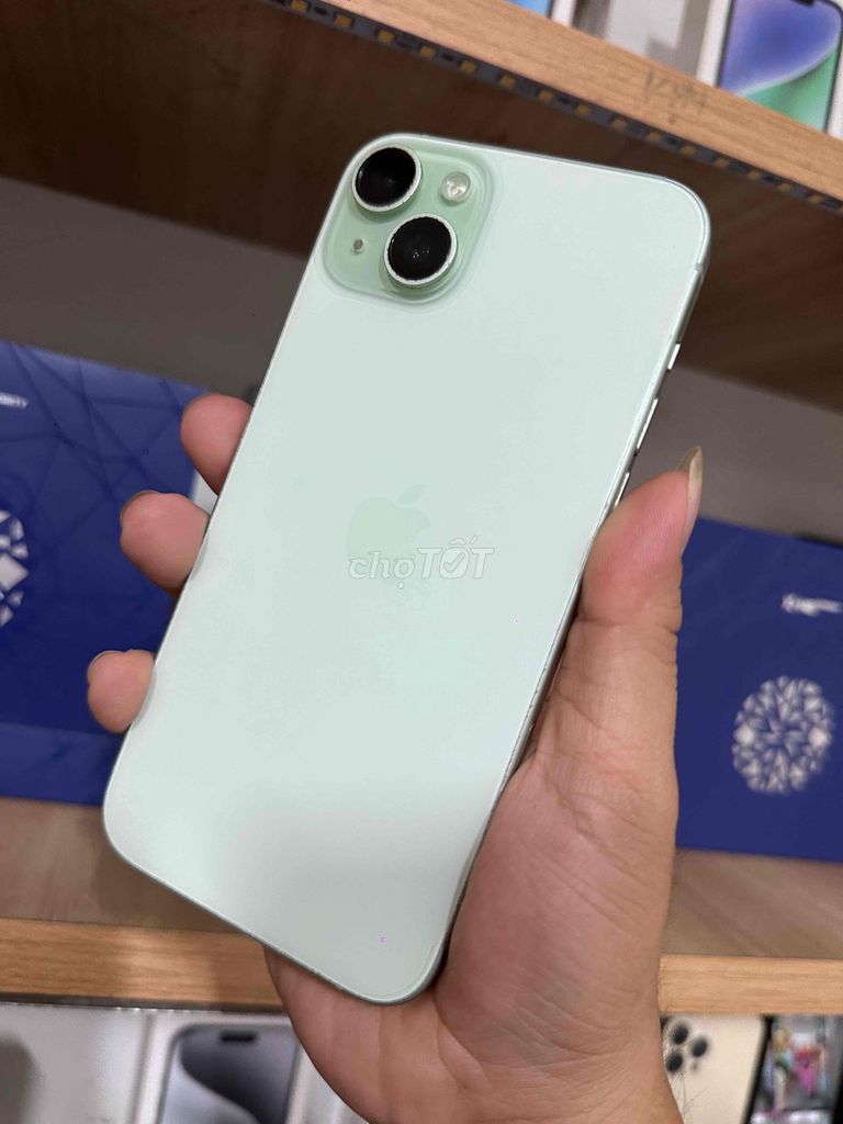 iPhone 15 Plus 128GB Xanh 98% QT 2 sim Vl. Mua bán Điện thoại tại Quận Ninh Kiều Cần Thơ được đăng bởi Hào Mobile hình 1