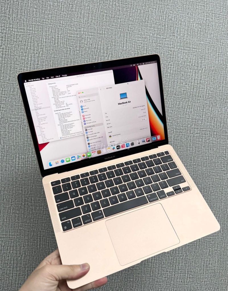 Bán MacBook Air M1 13inch 8GB/256G đẹp keng. Mua bán Laptop tại Quận Bình Thạnh Tp Hồ Chí Minh được đăng bởi Diamond hình 1