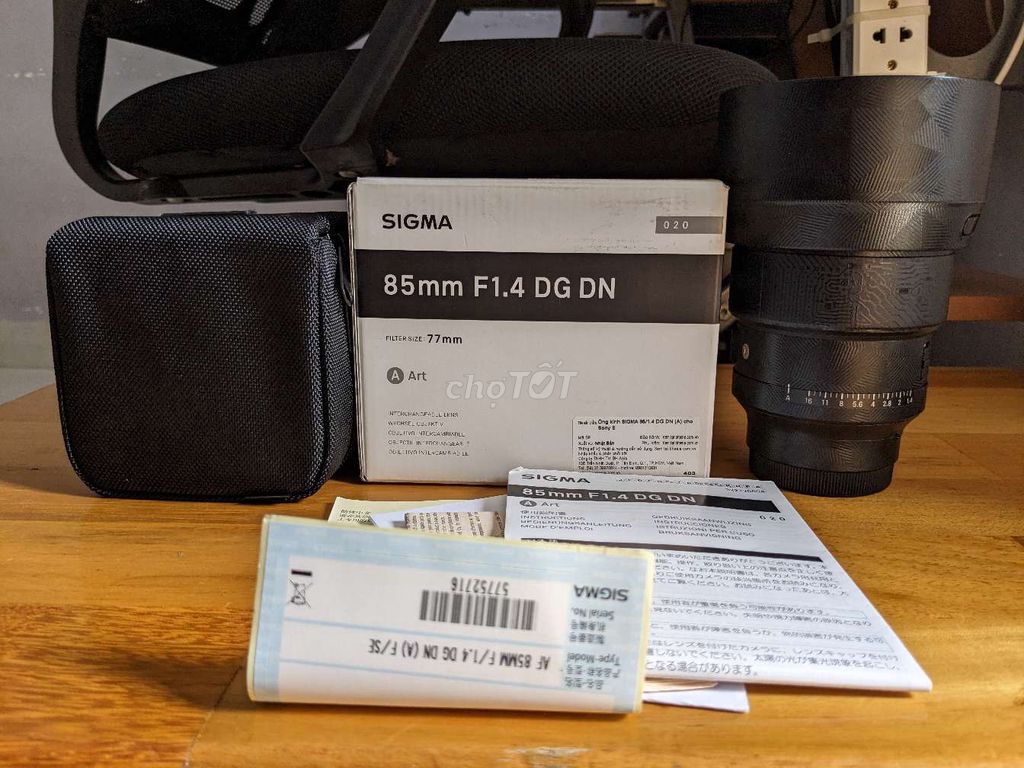 SIGMA 85 MM F1.4 DG DN Full Box, Còn BH 5/2026