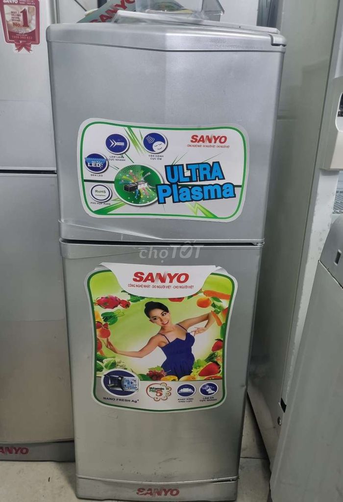 Tủ lạnh 120 lít không bám tuyết Sanyo