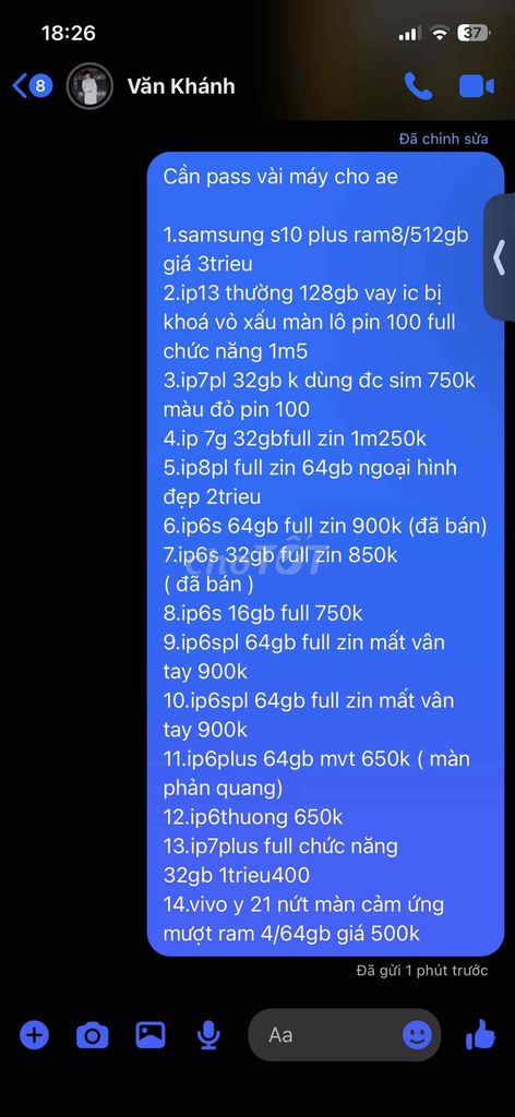 điện thoại ip và andr. Mua bán Điện thoại tại Huyện Quảng Xương Thanh Hóa được đăng bởi maivankhanh hình 1