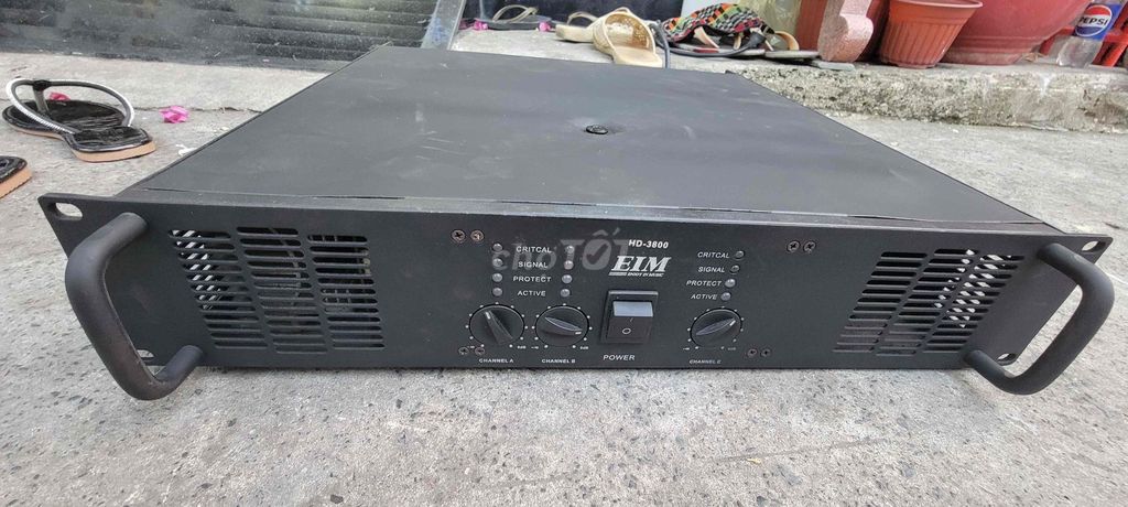 Cục đẩy EIM HD-3800 Đen 800W. Mua bán Tivi, Âm thanh tại Huyện Hóc Môn Tp Hồ Chí Minh được đăng bởi A mau  hình 1
