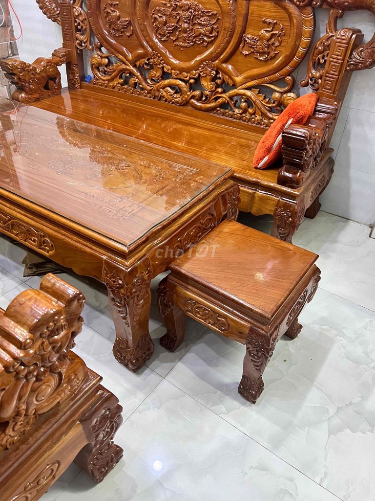 bộ bàn ghế gỗ 6 món