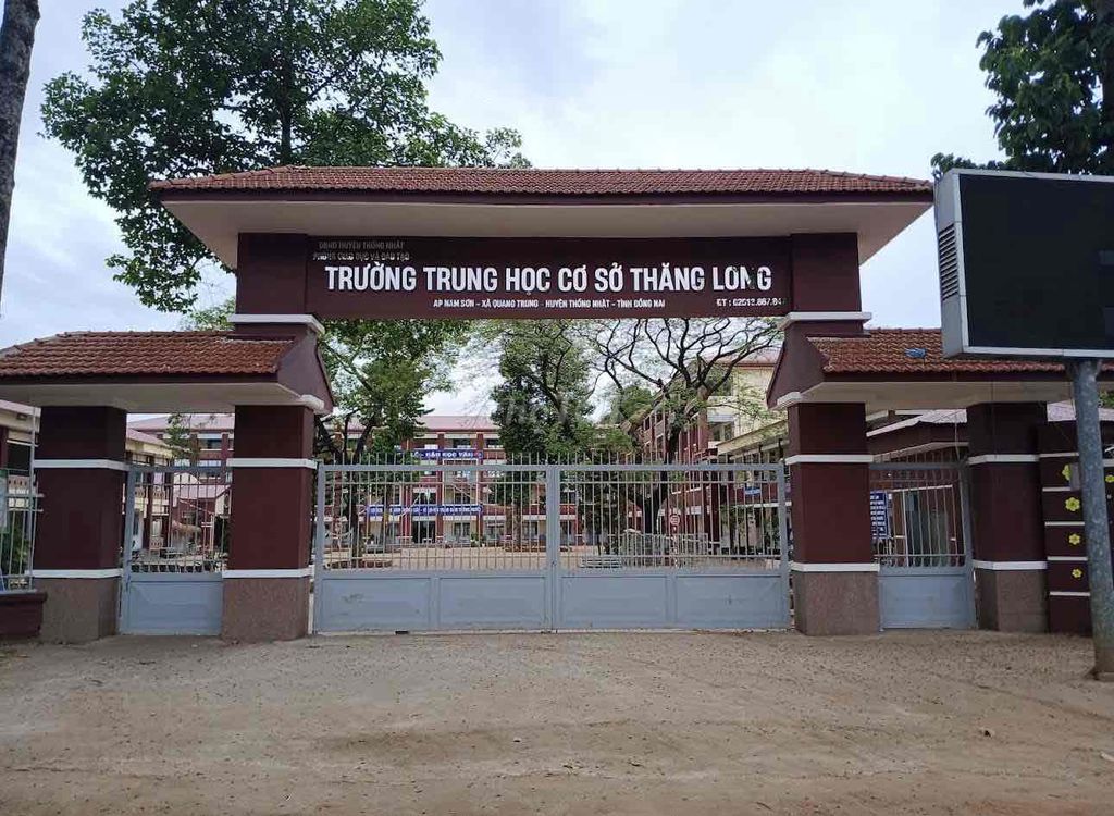 Bán Lô 10x24 310 triệu TL, SÁT Trường THCS Thăng Long, Xã Quang Trung.